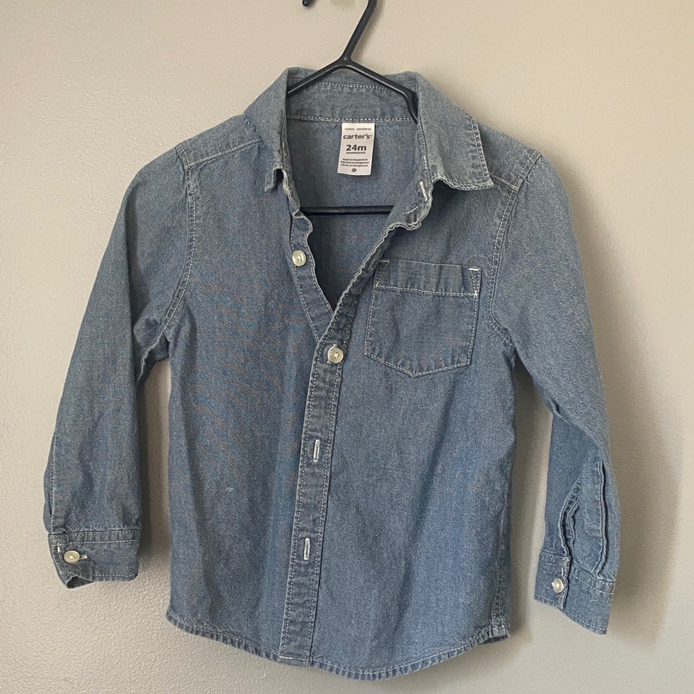 Carter's Classic Blue Denim Shirt